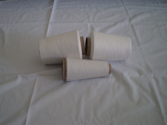 P65 / V35 Viscose Polyester Blended Yarn 40s/1 ，Raw White