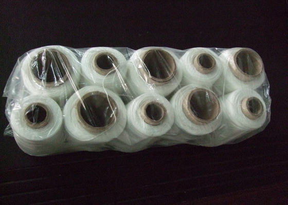 Raw White 100% Polyester Cone Sewing Thread With Heat Treated