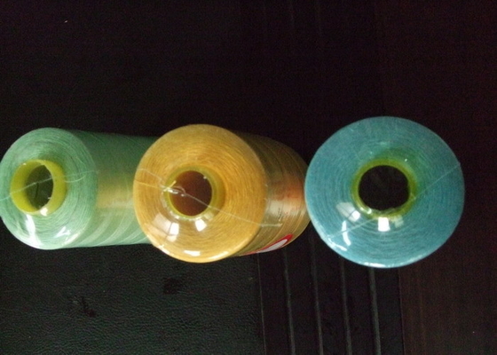 Blue Yellow Purple Green Cone Sewing Thread , 100% Polyester