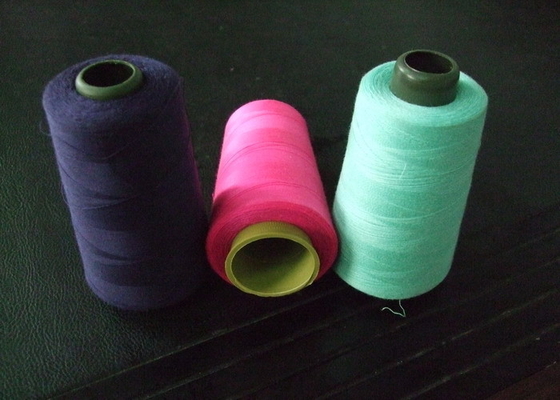 60s/3 100% Polyester Sewing Yarn For Fabric , Garments Sewing