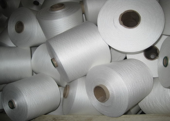 60s/3 100% Polyester Sewing Yarn , Raw White For Embroidery