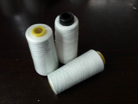 30s/2 Polyester Ring Spun Yarn , Raw White Polyester Thread