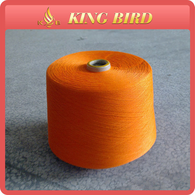 Dope 100% Polyester Ring Spun Polyester Yarn / Knitting Yarn